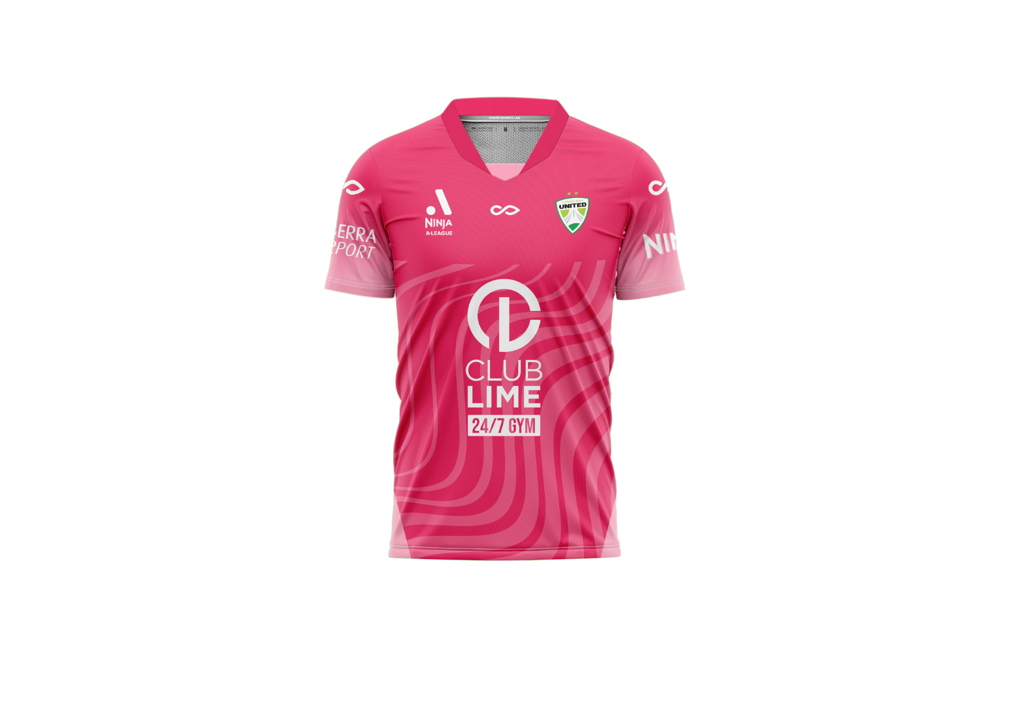 2024 25 home gk jersey pink canberra united shop